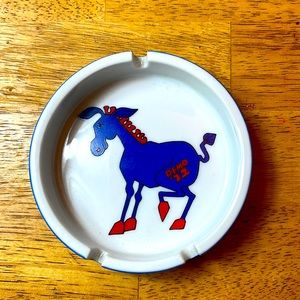 Vintage 1972 Democratic Convention Souvenir Made in Japan Ceramic Ashtray